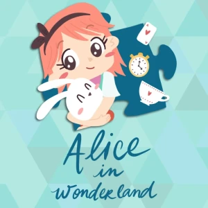 Alice in Wonderland - A jigsaw puzzle tale